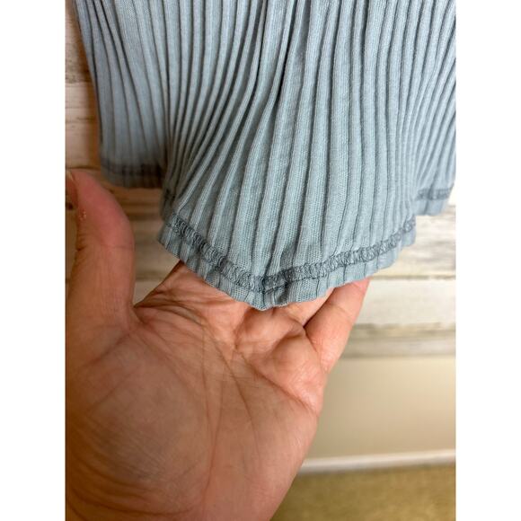 Indie Peace Women’s S Light Blue Handmade Long Sleeve Boho Hoodie Top Rare - Picture 5 of 5